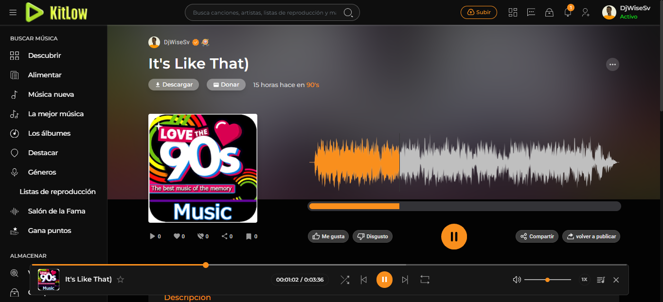 Kitlow Estilo SoundCloud Sube Tu Musica